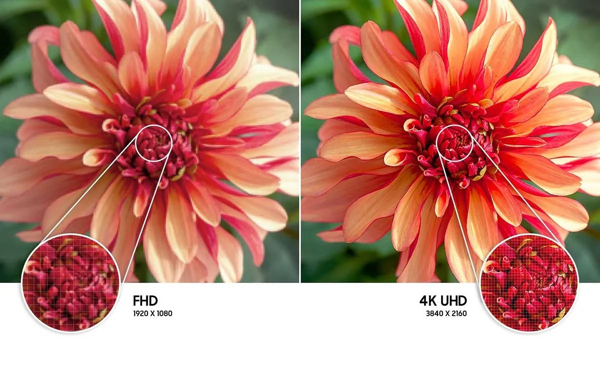 Comparison of Samsung AU8000 and TU7100 crystal TVs