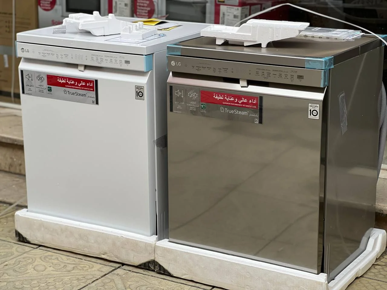 طراحی  ظرفشویی ال جی سفید مدل DFC435FW