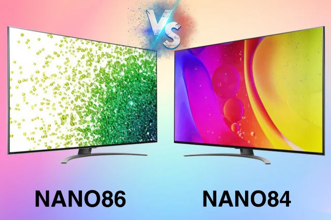 تفاوت تلویزیون ال جی نانوسل nano84 و nano86