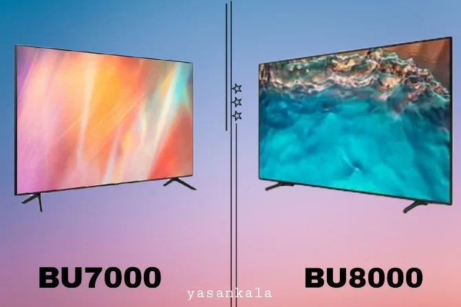 تفاوت تلویزیون سامسونگ BU7000 با BU8000