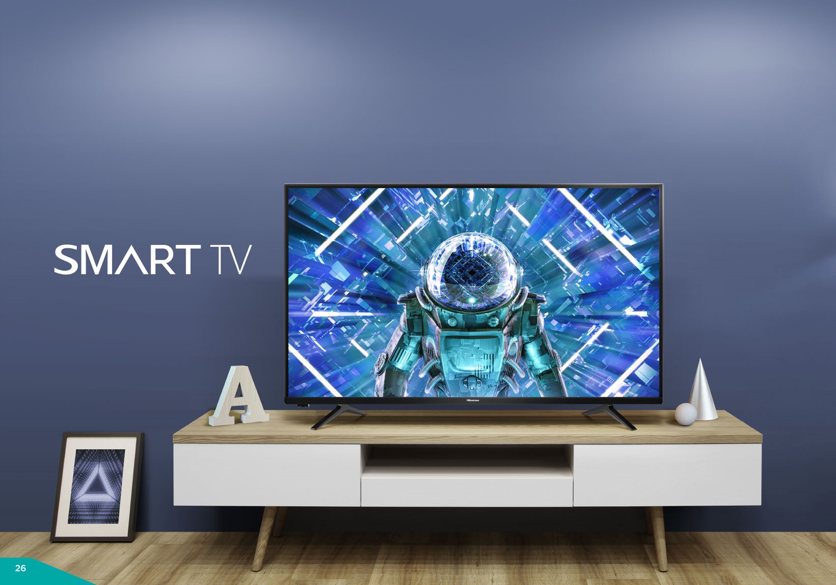 تلویزیون یونیوا 55 اینچ 4k اسمارت مدل 55 U Class T2